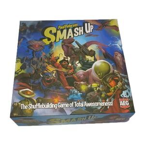 Smash Up Base Shufflebuilding Card Game AEG 5501 Complete 2012 Aliens Zombies